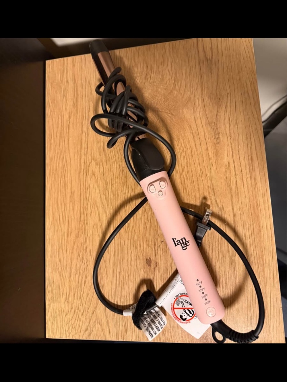 L”ange automatic rotating curling iron